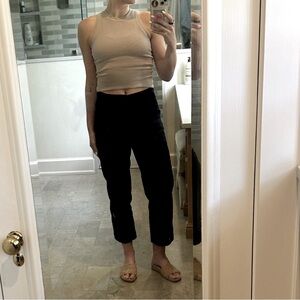 Everlane Straight Leg Crop Jeans - Black